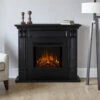 48" Ashley Black Electric Fireplace -Electric Radiators Direct 7100E BW Lifestyle