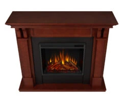 48" Ashley Mahogany Electric Fireplace -Electric Radiators Direct 7100E M Top