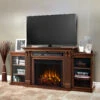 67" Calie Dark Espresso Entertainment Center Electric Fireplace -Electric Radiators Direct 7720E DE Lifestyle