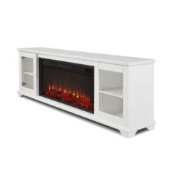 81" Benjamin White TV Stand Electric Fireplace -Electric Radiators Direct 8 105