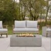 42" Beaumont Square Propane Fire Table In Flint