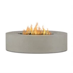 43" Beaumont Round Propane Fire Table In Flint -Electric Radiators Direct 8 118