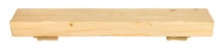 48" / 60" / 72" Shenandoah Mantel Shelf - Unfinished -Electric Radiators Direct 8 13