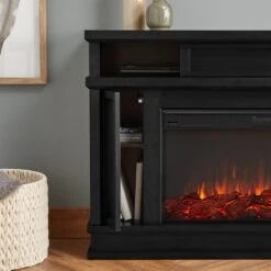 60" Torrey Black Electric Fireplace -Electric Radiators Direct 8 133