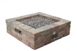 Bronson Block Square DIY Gas Fire Pit Kit -Electric Radiators Direct 8 143
