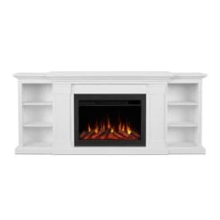 74" Winterset White Electric Fireplace -Electric Radiators Direct 8 150