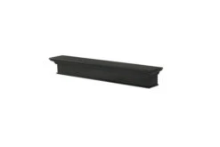 48" / 60" / 72" Henry Mantel Shelf - Black Finish -Electric Radiators Direct 8 28