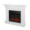 47" Crawford White Slim Infrared Electric Fireplace -Electric Radiators Direct 8020E W