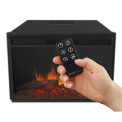 Whittier Grand Rustic White Electric Fireplace -Electric Radiators Direct 8440E AGR 5099 REMOTE Demo