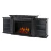 83" Tracey Grand Black Entertainment Center Infrared Electric Fireplace -Electric Radiators Direct 8720E BLK Tracey Main HI RES