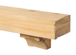 48" / 60" / 72" Shenandoah Mantel Shelf - Unfinished -Electric Radiators Direct 9 07