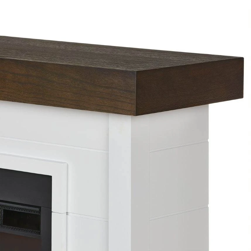 67" Bernice White Electric Fireplace 11 67" Bernice White Electric Fireplace - Image 9