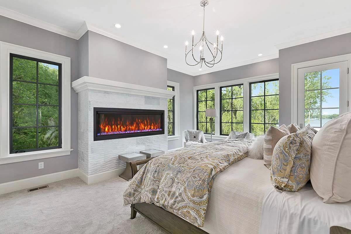 74" Symmetry Xtra Tall Bespoke Smart Indoor / Outdoor Electric Fireplace 11 74" Symmetry Xtra Tall Bespoke Smart Indoor / Outdoor Electric Fireplace - Image 9