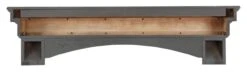 48" / 60" / 72" The Hadley Shelf Or Mantel Shelf - Cottage Gray Distressed Finish -Electric Radiators Direct 9 81