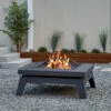 36" Breton Wood Burning Fire Pit 1 36" Breton Wood Burning Fire Pit -Electric Radiators Direct 940 Lifestyle