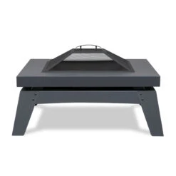 36" Breton Wood Burning Fire Pit -Electric Radiators Direct 940 Side