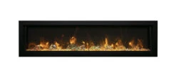 65" Remii Deep Indoor/Outdoor Built-In Electric Fireplace -Electric Radiators Direct BI60DEEP EMBER YELLOW MG 0710 01
