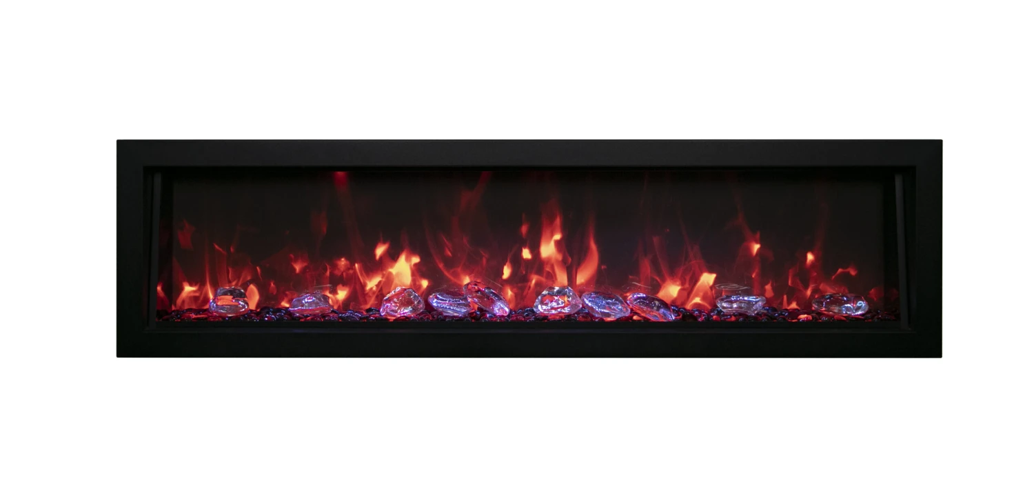 55" Remii Deep Indoor/Outdoor Built-In Electric Fireplace 6 55" Remii Deep Indoor/Outdoor Built-In Electric Fireplace - Image 4