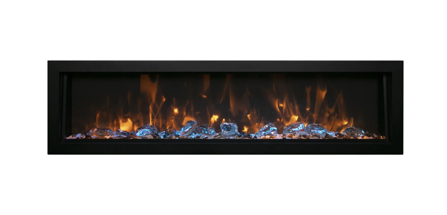 55" Remii Deep Indoor/Outdoor Built-In Electric Fireplace 4 55" Remii Deep Indoor/Outdoor Built-In Electric Fireplace - Image 2