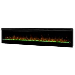 74" Dimplex Prism Wall Mount Fireplace - X-BLF7451 -Electric Radiators Direct BLF7451 Green Angle 70F 150dpi