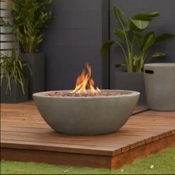 36" Riverside Fire Bowl - Glacier Gray