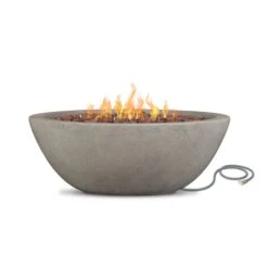 36" Riverside Fire Bowl - Glacier Gray -Electric Radiators Direct C539LPGLG NG Main