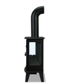 25" Foster Real Flame Black Electric Fireplace Stove -Electric Radiators Direct Foster20233