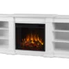 72" Fresno White Electric Media Fireplace -Electric Radiators Direct G1200E W Main