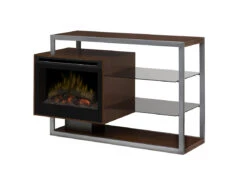 53" Dimplex Hadley Walnut Media Console Electric Fireplace - GDDS25-1307WN