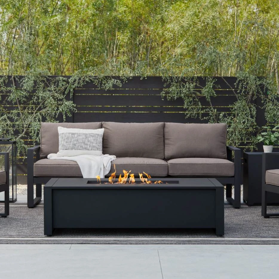 52" Keenan Black LP Firepit Table 9 52" Keenan Black LP Firepit Table - Image 7