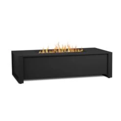 52" Keenan Black LP Firepit Table