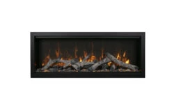 88" Symmetry Xtra Tall Smart Electric Indoor / Outdoor WiFi Enabled Fireplace -Electric Radiators Direct MG 9467 02