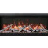 45" Remii Tall Indoor/Outdoor Built-In Electric Fireplace