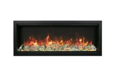42" Symmetry Xtra Tall Smart Electric Indoor / Outdoor WiFi Enabled Fireplace -Electric Radiators Direct MG 9700 01