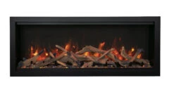 88" Symmetry Xtra Tall Smart Electric Indoor / Outdoor WiFi Enabled Fireplace -Electric Radiators Direct MG 9754
