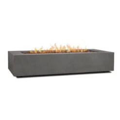 70" Aegean Weathered Slate Large Rectangle Fire Table W/ Conversion Kit -Electric Radiators Direct OTHER20TABLE207
