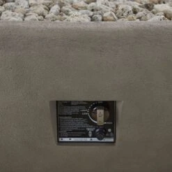 58" Glacier Gray Riverside Large Oval LP Fire Bowl 23 58" Glacier Gray Riverside Large Oval LP Fire Bowl -Electric Radiators Direct Riverside207