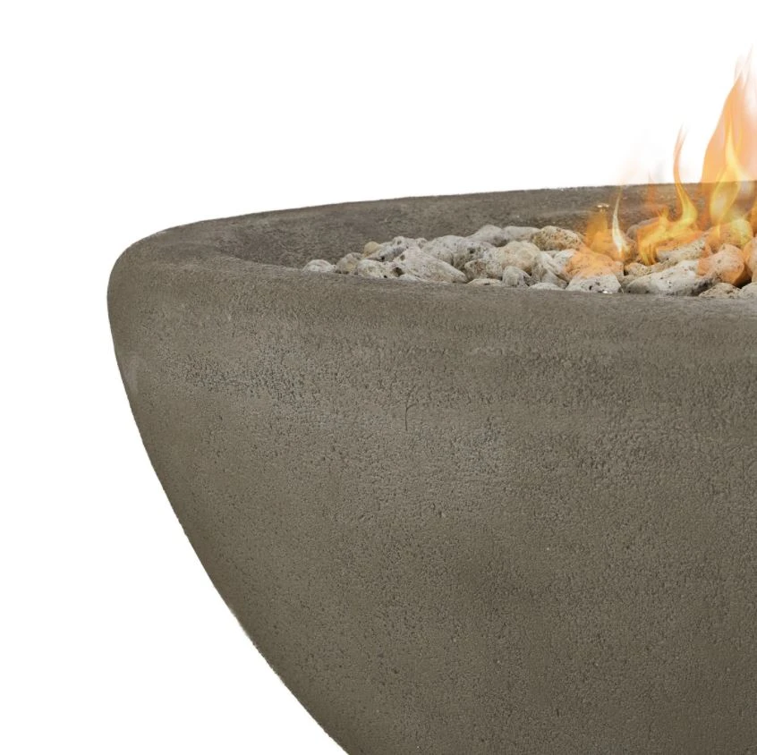 58" Glacier Gray Riverside Large Oval LP Fire Bowl 6 58" Glacier Gray Riverside Large Oval LP Fire Bowl - Image 4