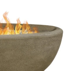 48" Riverside Oval Fire Bowl - Glacier Gray -Electric Radiators Direct Riverside20Oval202