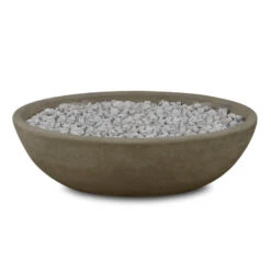 48" Riverside Oval Fire Bowl - Glacier Gray -Electric Radiators Direct Riverside20Oval205
