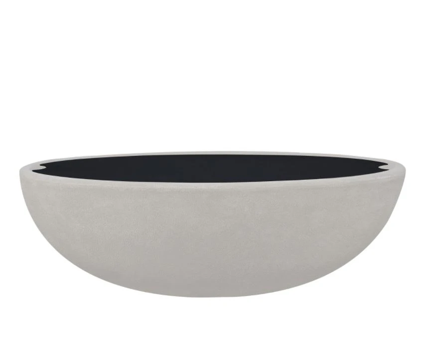 58" Glacier Gray Riverside Large Oval LP Fire Bowl 9 58" Glacier Gray Riverside Large Oval LP Fire Bowl - Image 7
