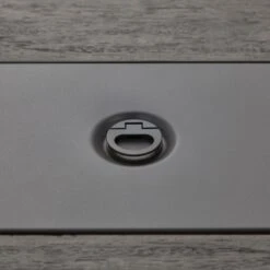 48" Sullivan LP Rectangle Fire Table In Gray -Electric Radiators Direct SULL206