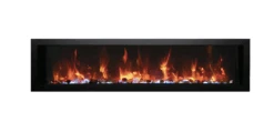 45" Remii Extra Slim Indoor/Outdoor Built-In Electric Fireplace -Electric Radiators Direct SYM60XS20YELLOW20OCEAN20FIREGLASS 01