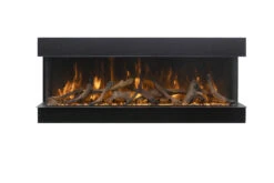 72" Amantii 3 Sided Glass Electric Fireplace -Electric Radiators Direct TRU20VIEW206020XL2020DRIFT2020YELLOW MG 7679 01