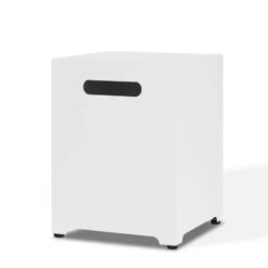 42" Keenan White LP Firepit Table -Electric Radiators Direct White203 1