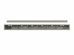 48" / 60" / 72" Zachary Mantel Shelf - Graywash Finish -Electric Radiators Direct Zachary20Mantel20Shelf201