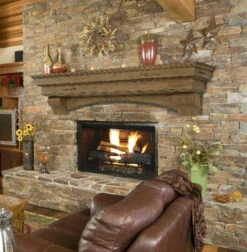 48" / 60" / 72" Celeste Dune Finish Mantel Shelf