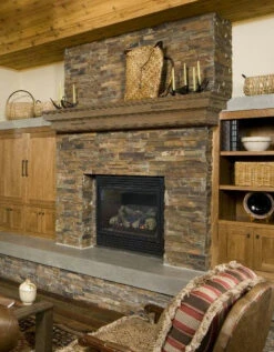 48" / 60" / 72" Celeste Dune Finish Mantel Shelf -Electric Radiators Direct a33