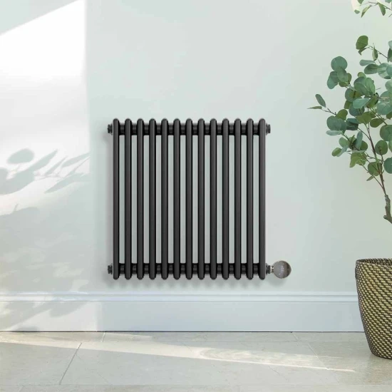 Ecostrad Allerton IQ WiFi Horizontal Triple Column Electric Radiator - Anthracite 600w (605 X 600mm) 3 Ecostrad Allerton IQ WiFi Horizontal Triple Column Electric Radiator - Anthracite 600w (605 X 600mm)