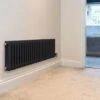 Ecostrad Allerton IQ WiFi Low Double Column Electric Radiator - Anthracite 1000w (1190 X 300mm) -Electric Radiators Direct allerton iq double h a 1190x300 02
